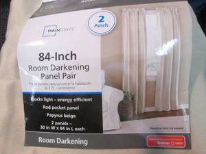 2 Mainstays Room Darkening Panels 3...