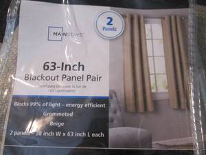 Mainstays 38x63 inch Blackout Panel...