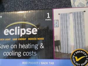 2- 20x84 inch Eclipse Black Out Pan...