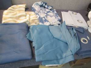 6 Assorted Curtain Panels...