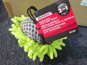 6 Autocraft Scrub Balls with Wrist ...