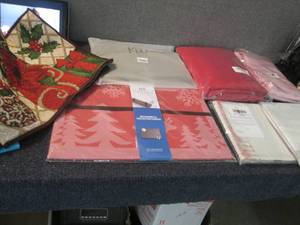 Assorted Placemats, Table Cloths, T...