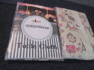 2 Queenshow Table Cloths...