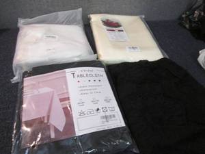 4  Assorted Table Cloths...