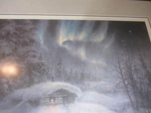 lot 12 image: Lights Along The Trail Print