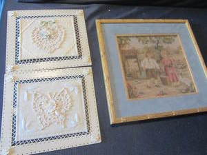 lot 144 image: Tapestry & Tin Wall Hangings