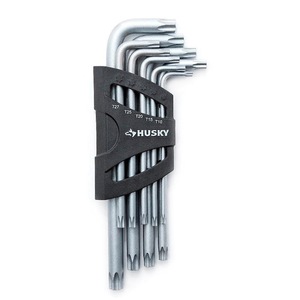 Husky TORX L-Key Set (Magnetic, Tamperproof, 9-piece)
