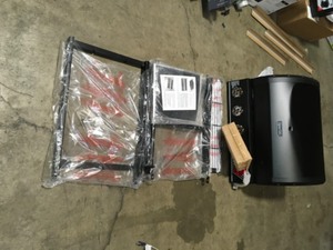 DYNA-GLO 5-Burner Propane Gas Grill in Matte Black with SearPLUS Sear Burner and Side Burner CUSTOMER RETURN SEE PICS