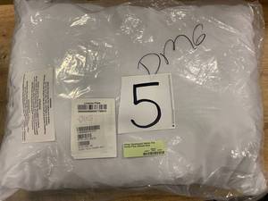 Allergy Hypoallergenic Medium Firm Density Pillow Standard White, PO78-STD-WHITE - NEW