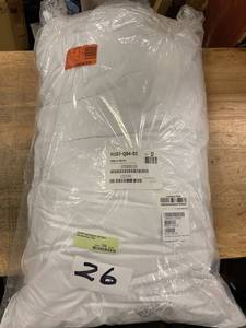LoftAIRE Hypoallergenic Soft Down Alternative King Pillow, PP80-K-WHITE - NEW