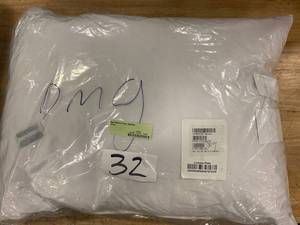 Best Medium Down Standard Pillow, PP34-STD-WHITE - NEW
