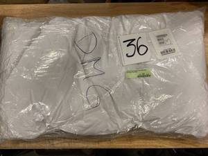 LoftAIRE Hypoallergenic Extra Firm Down Alternative King Pillow, PP83-K-WHITE - NEW