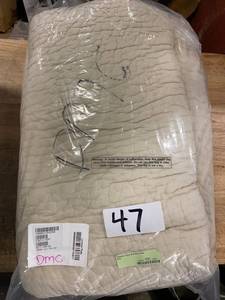Company Cotton Buff Solid King Quilt, C3A3-K-BUFF - NEW