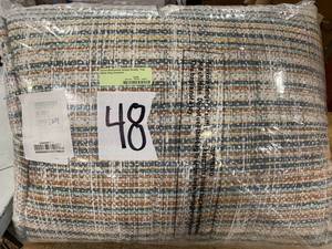 Tucson Multicolored Striped Wrinkle-Free Sateen King Comforter, 50574E-K-MULTI - NEW