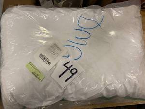 Black Label PrimaLoft Medium Down Alternative Queen Pillow, PO82-Q-WHITE - NEW