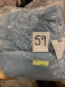 LaCrosse Light Warmth Porcelain Blue King Down Comforter, C3F3-K-PORBLUE - NEW