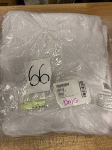 Cotton Weave White Full Blanket, KO33-F-WHITE - NEW