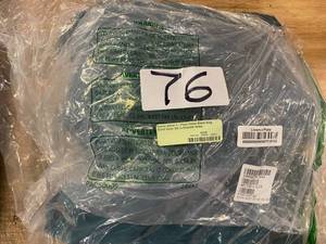 Easton Velvet 2-Piece Cotton Blend King Duvet Cover Set in Emerald Green, 40139D-K-OLIVE - NEW