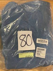 Putnam Matelasse Denim Cotton Queen Bedspread, 50170M-Q-DENIM - NEW