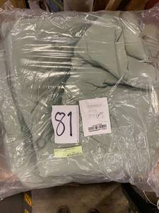 Tarragon Solid Bamboo Cotton Sateen Tufted Twin Comforter, C2Y7-T-TARRAGON - NEW