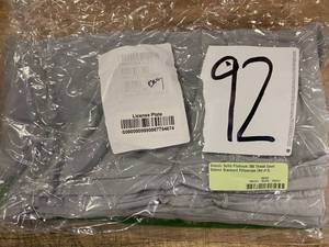 Classic Solid Platinum 350 Thread Count Sateen Standard Pillowcase (Set of 2), QT61-STD-PLATINUM - NEW
