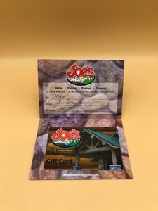 lot 15 image: Joess Sporting Goods $100 Gift Card