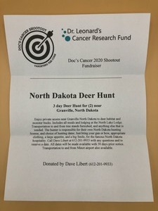 lot 20 image: North Dakota Deer Hunt for 2 People