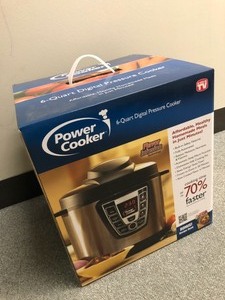 lot 21 image: 6 Quart Digital Pressure Cooker