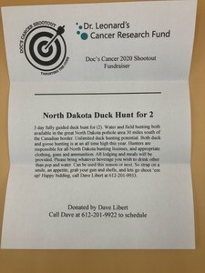 lot 40 image: North Dakota Duck Hunt for 2 People
