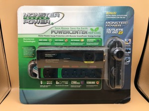 lot 63 image: Monster Power Home Theatre Surge Protection 6 Outlets