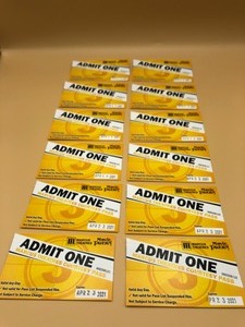 lot 64 image: (12) Marcus Theatres Admit One Passes