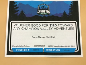 lot 76 image: Champion Valley Adventure $120 Voucher