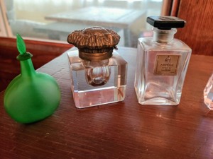 lot 46 image: Perfume Bottles & Vintage Hand Mirror