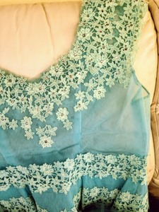 lot 72 image: Deconstructed Embroidered Vintage Dress and Tulle