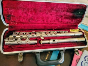 lot 81 image: Bundy Flute and Sheet Music