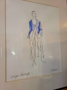 lot 88 image: Phocion Framed Drawing By Sonya Berlovitz