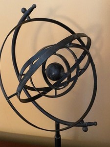 lot 7 image: Decorative Metal Sphere