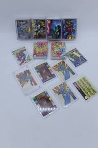 lot 376 image: Marvel cards