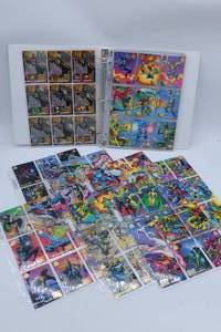 lot 378 image: Marvel cards in binder