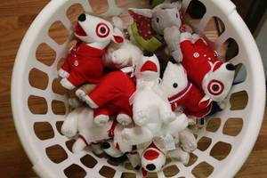 lot 436 image: Lot of Target Spot plush dogs