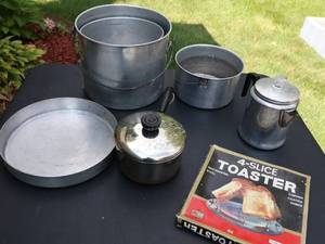 lot 308 image: set of camping cookware