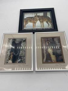 lot 271 image: Lot of wolf photosartwork
