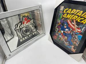 lot 293 image: Lot of large framed items