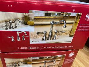 lot 481 image: 2 New in Box Bathroom sink Faucets