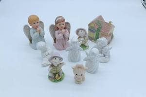 lot 254 image: Assorted Angels and other figurines