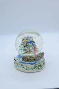 lot 234 image: Mickey and the Crew Christmas snow globe