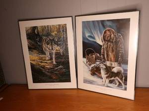 lot 155 image: Pair of Marian Anderson outdoor prints plus two addl. wolf photos