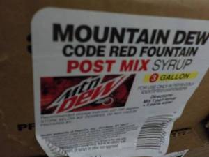 3 Gallon Mountain Dew Post Mix Foun...