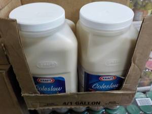 2 - 1 Gallon Jugs Kraft Coleslaw Dr...