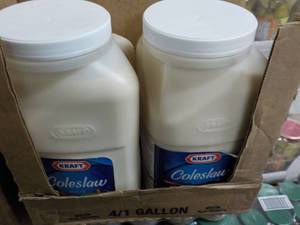 2 - 1 Gallon Jugs Kraft Coleslaw Dr...